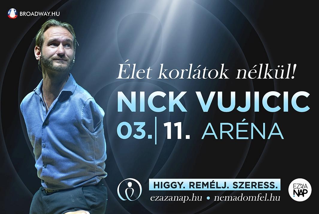 Nick Vujicic újra Magyarországon